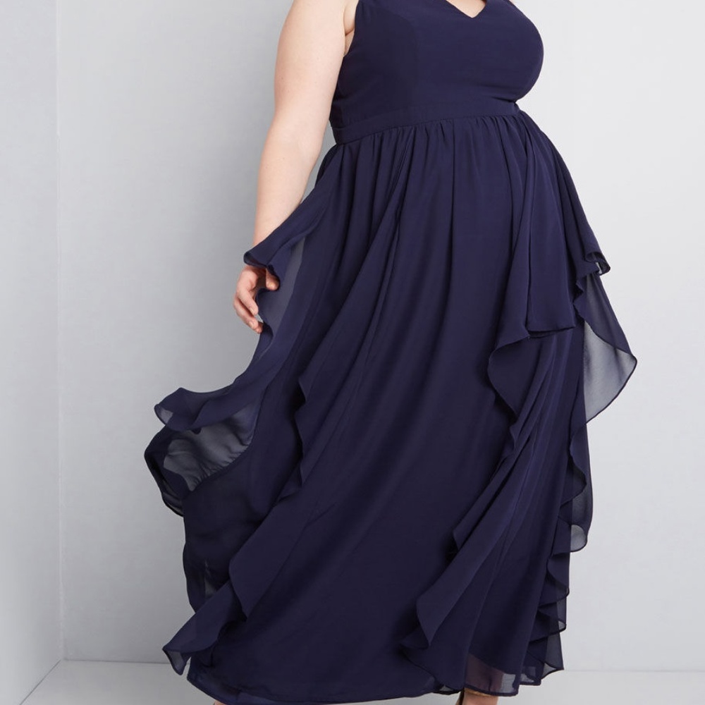 COPY - ModCloth As Ruffles Ripple Maxi Dress - Picture 3 of 13